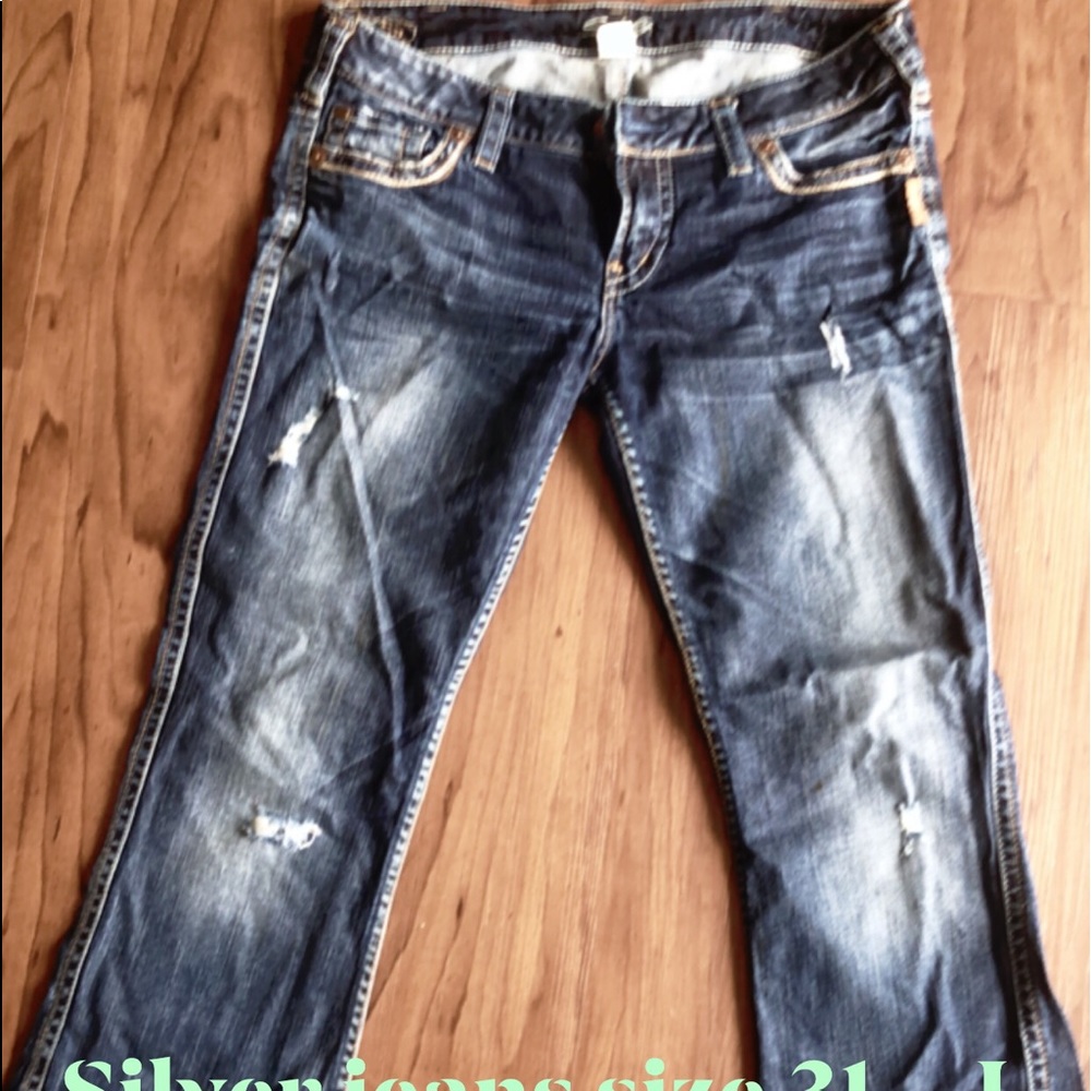 Silver jeans